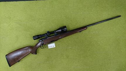 Preloved Steyr Mannlicher Classic Walnut 7mm Rem Mag Bolt Action Rifle with Scope - Excellent